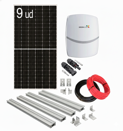 Kit solar autoconsumo 5000W Monofásico BÁSICO