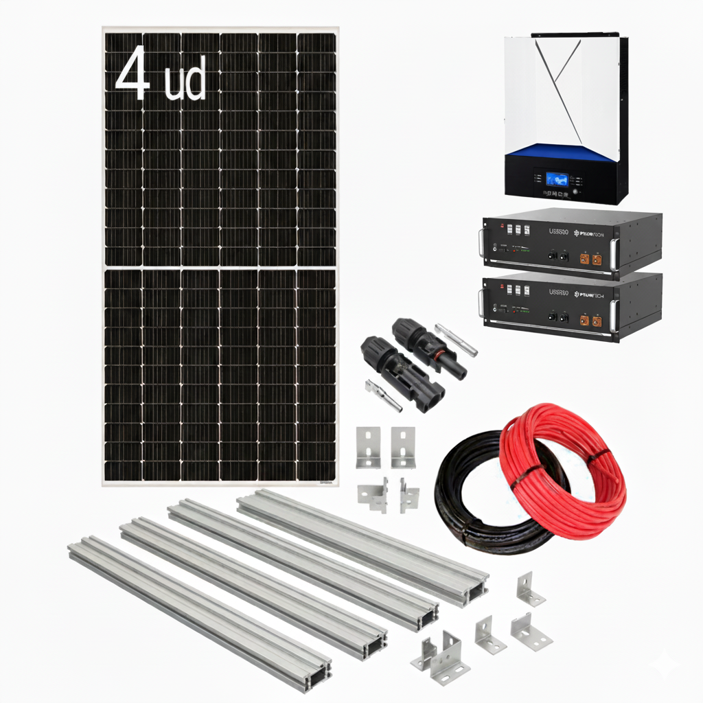 Kit solar aislada 5000W 48V