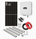 Kit solar autoconsumo 3000W Monofásico HÍBRIDO