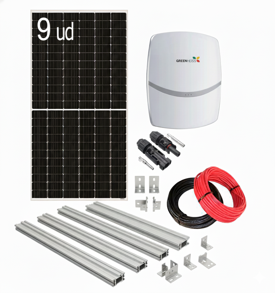Kit solar autoconsumo 5000W Monofásico BÁSICO