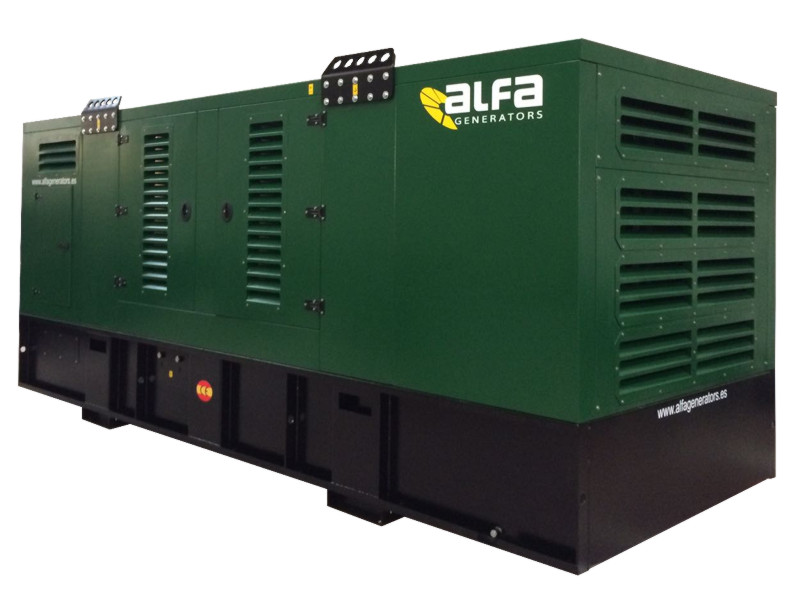 Generador eléctrico Alfa Generators insonorizado 8,8 kVA