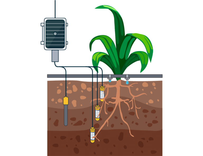 Módulo AgroBee-L Watermark para lectura de suelo Agronic