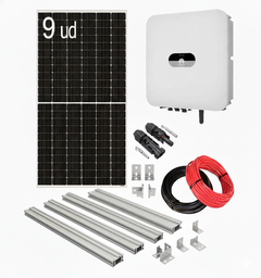 Kit solar autoconsumo 5000W Monofásico HÍBRIDO