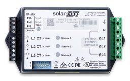 Medidor Solaredge 230/400V con Modbus y carril DIN