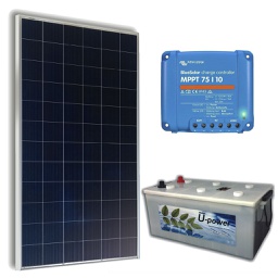 Kit Aislada 0,9/1 kWh/día para bomba inyectora y agitadora 12V